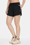 Zelocity Quick Dry Gym Straight Fit Shorts - Jet Black — thumbnail 2